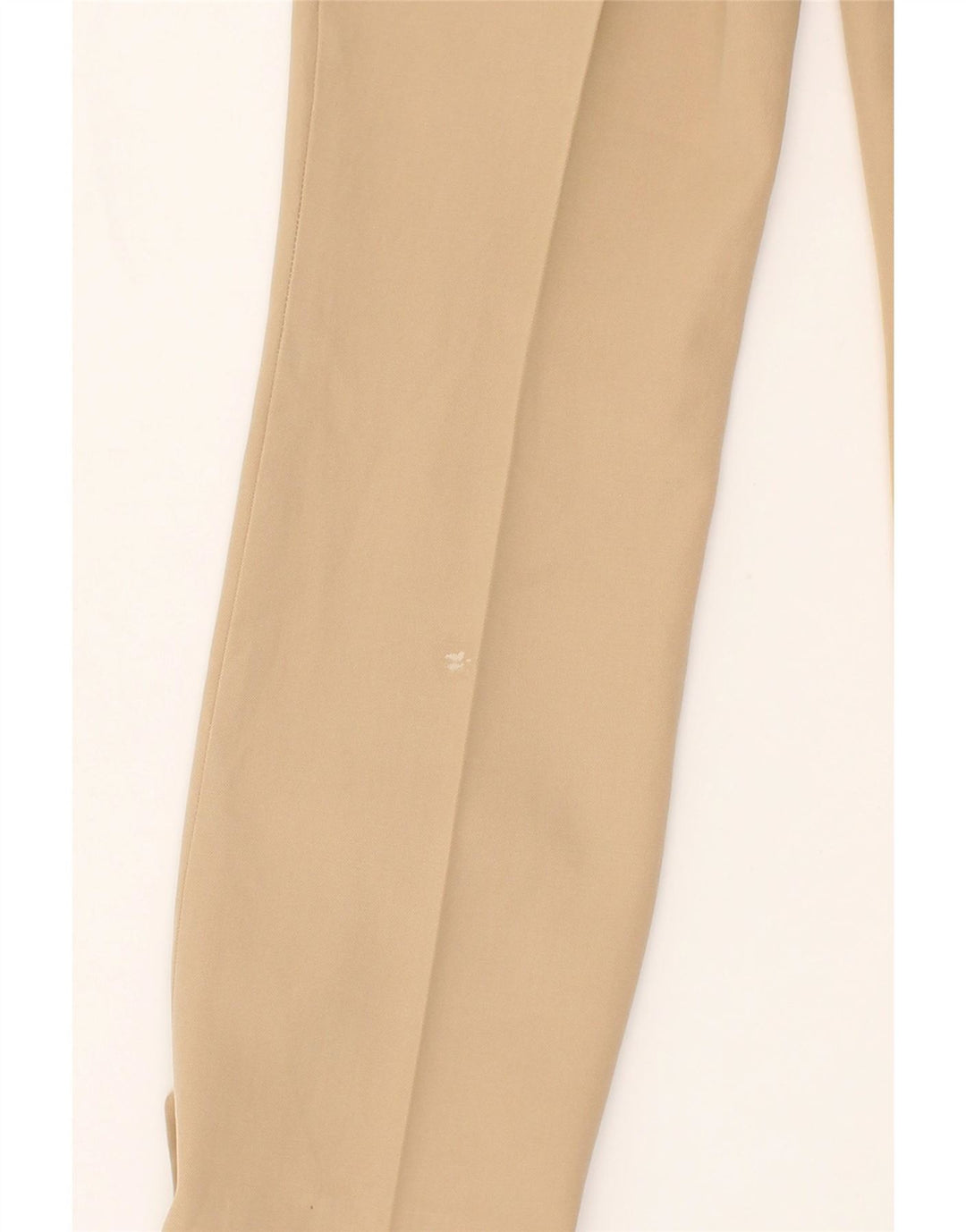 VINTAGE Womens Straight Casual Trousers W32 L25  Beige Vintage Vintage and Second-Hand Vintage from Messina Hembry 