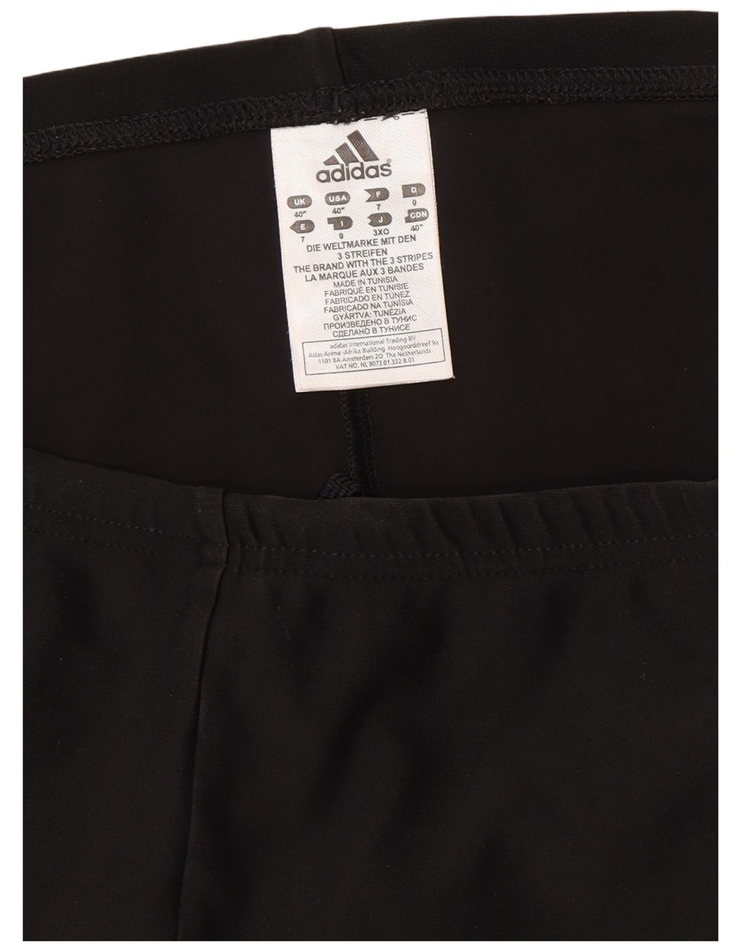 Shorts esportivos masculinos ADIDAS UK 40 médio preto poliéster