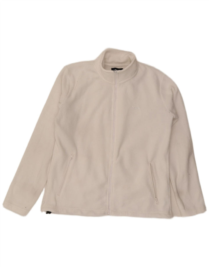 Jaqueta de lã masculina Brugi UK 44 2XL poliéster branco