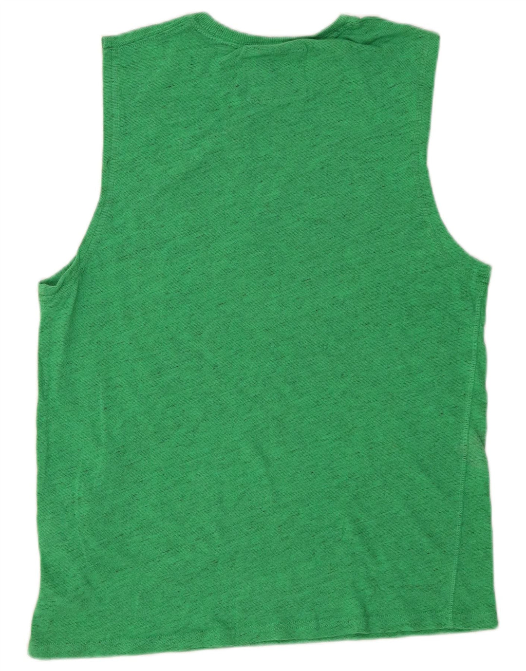 Camiseta gráfica masculina SUPERDRY top grande algodão manchado verde