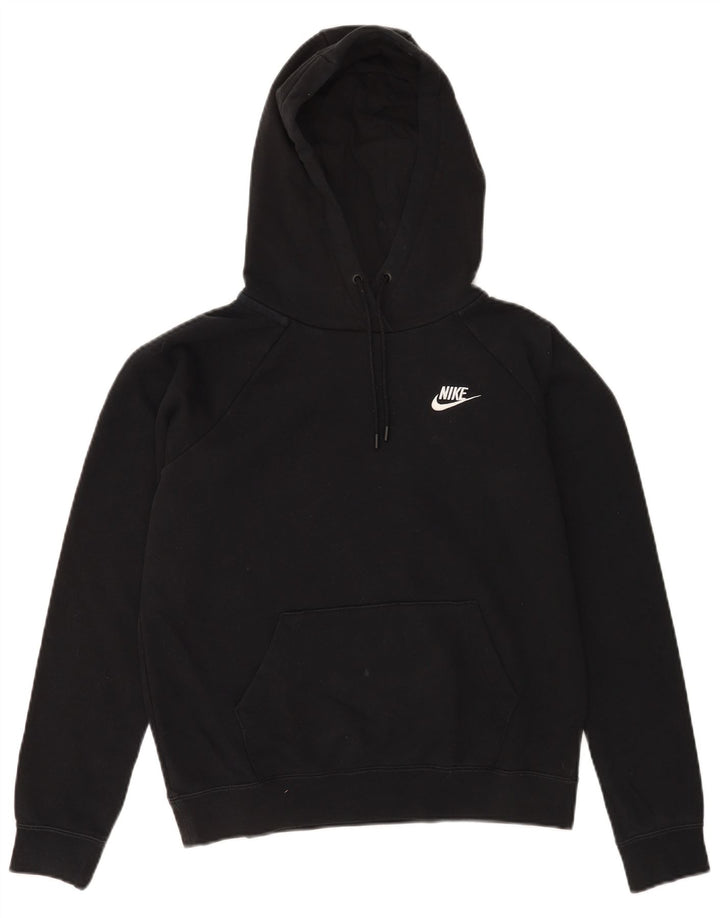 Nike Mens Hoodie Jumper Pequeno Algodão Preto