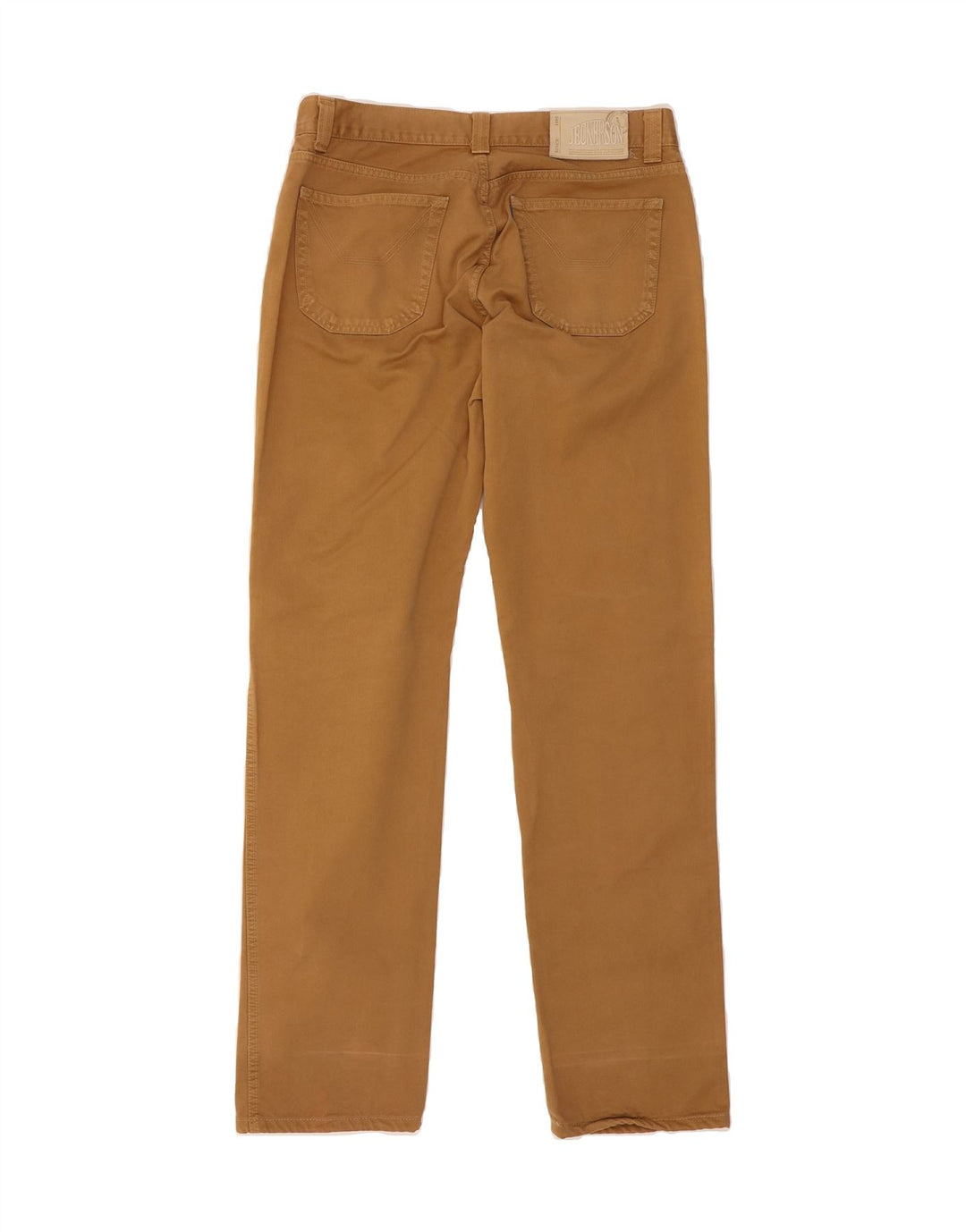 JECKERSON Mens Straight Casual Trousers W36 L33 Brown Cotton Vintage Jeckerson and Second-Hand Jeckerson from Messina Hembry 