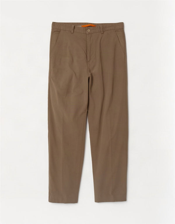 Calça chino masculina Timberland reta W33 L29 algodão bege