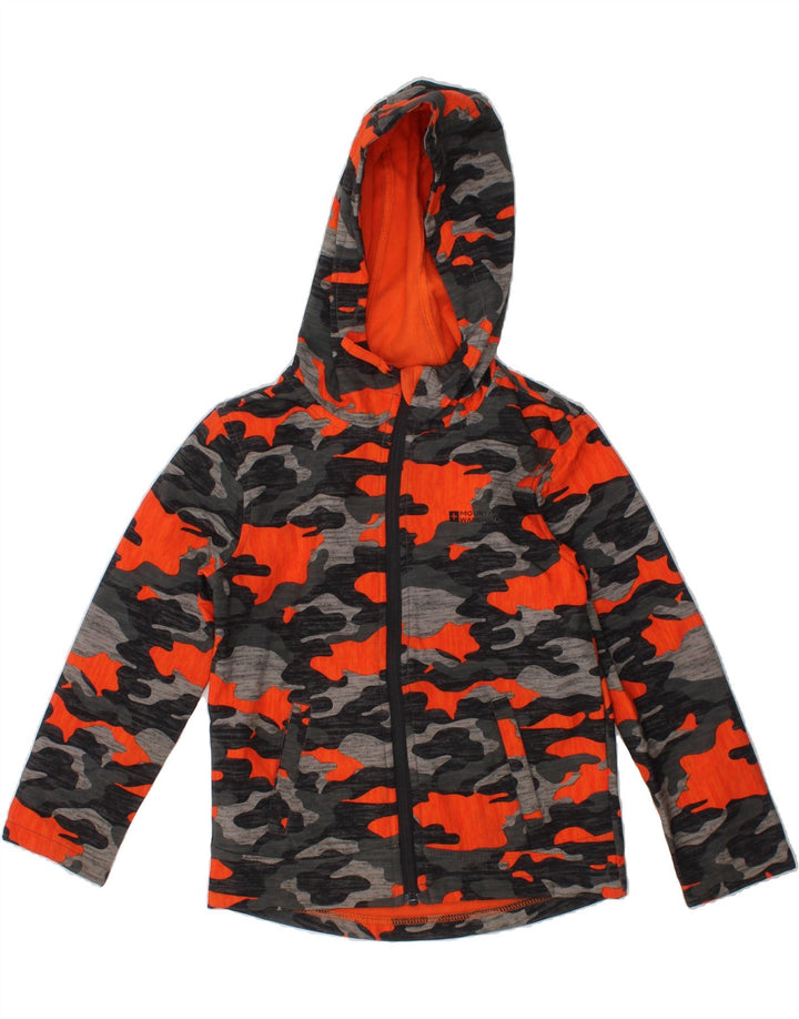 MOUNTAIN WAREHOUSE Boys Zip Hoodie Sweater 5-6 Years Grey Camouflage Vintage Mountain Warehouse and Second-Hand Mountain Warehouse from Messina Hembry 