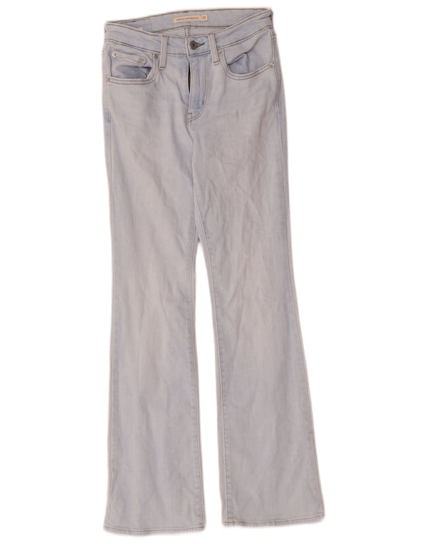 Levi's Womens 725 High Rise Bootcut Jeans W25 L29 Azul Algodão