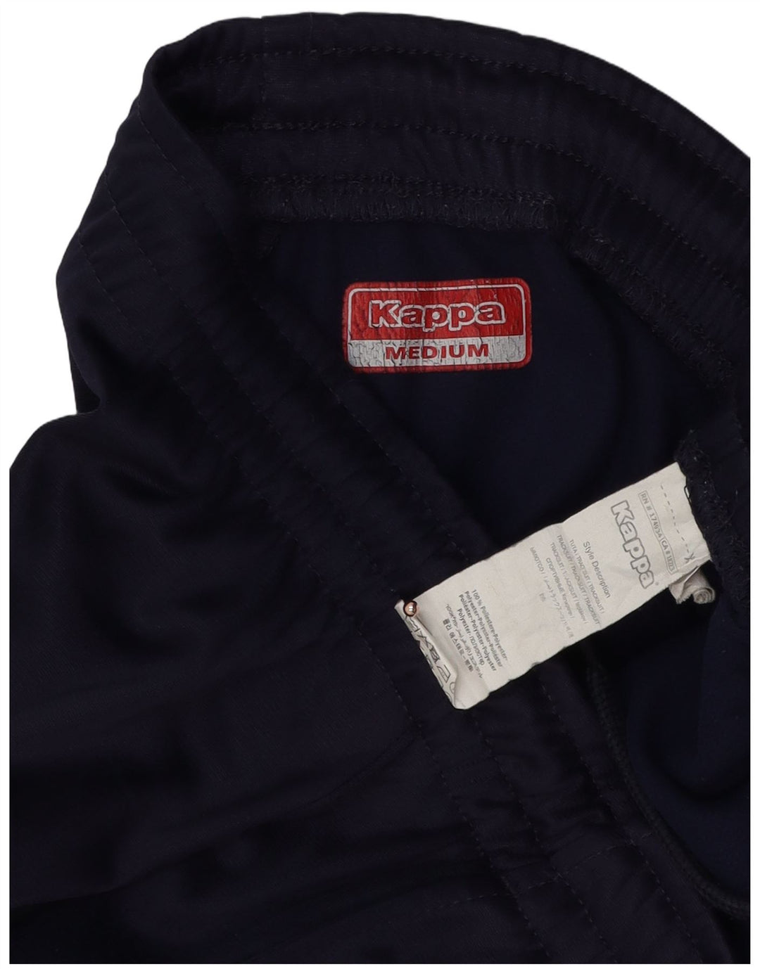 KAPPA Calça de treino masculina Joggers médio azul marinho poliéster