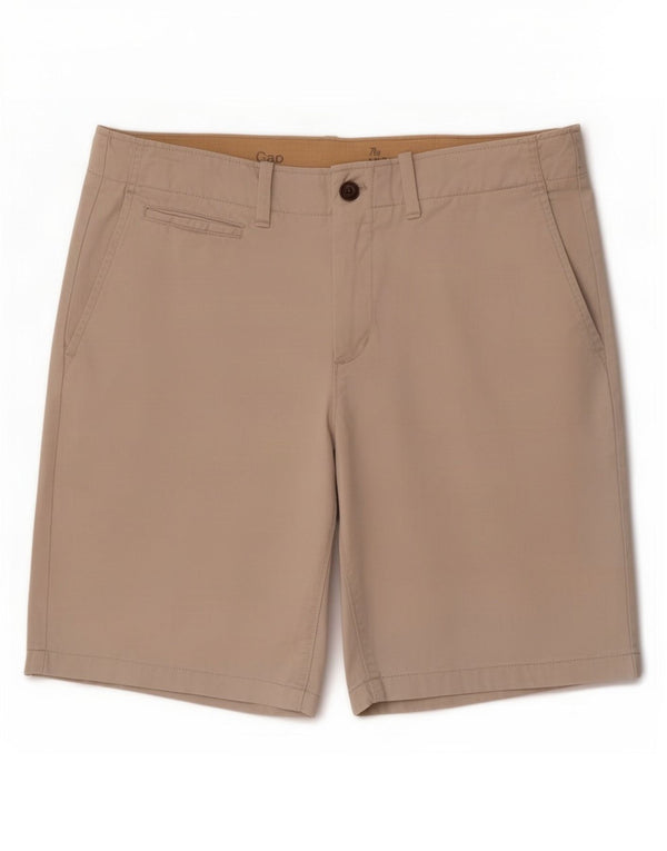 Gap Mens Chino Shorts Grande W34 Algodão Bege