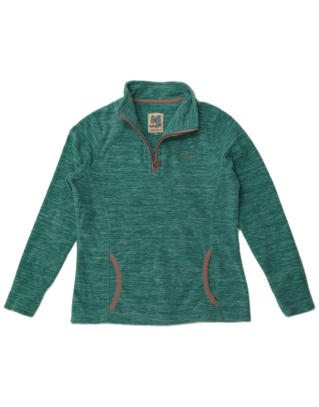 Poliéster verde pequeno da ligação em ponte desproporcionado Reino Unido 10 do velo das mulheres estranhas dos peixes