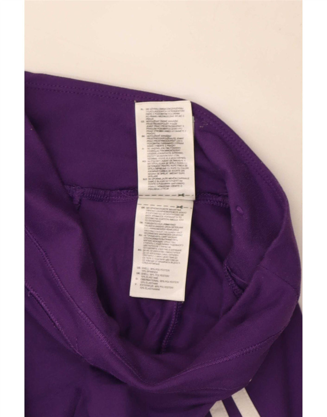 Leggings Adidas Climalite Feminina UK 0/2 2XS Roxo Poliéster