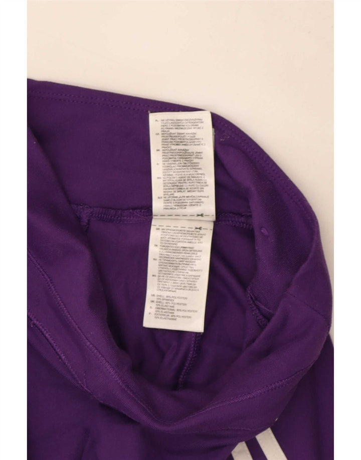 Leggings Adidas Climalite Feminina UK 0/2 2XS Roxo Poliéster