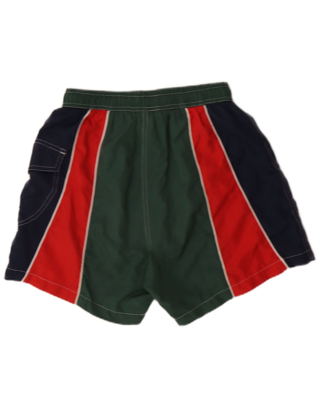 Shorts de natação masculino KAPPA poliéster colorblock verde médio