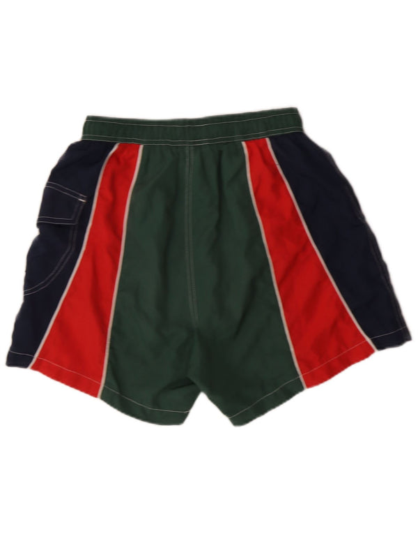 Shorts de natação masculino KAPPA poliéster colorblock verde médio
