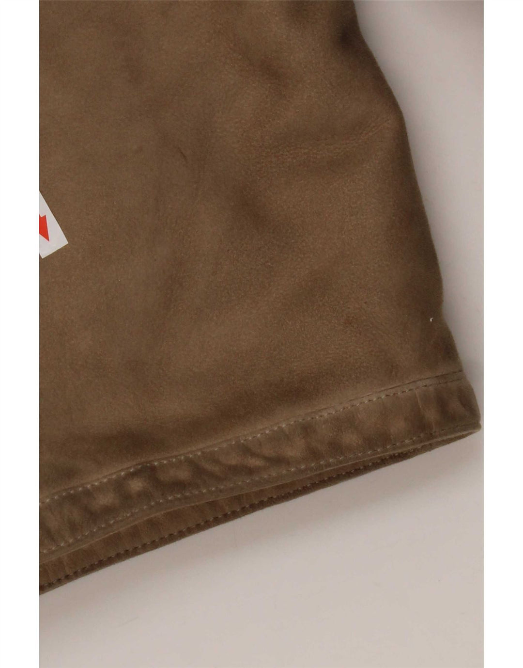 Casaco feminino vintage manga 3/4 shearling UK 14 bege médio