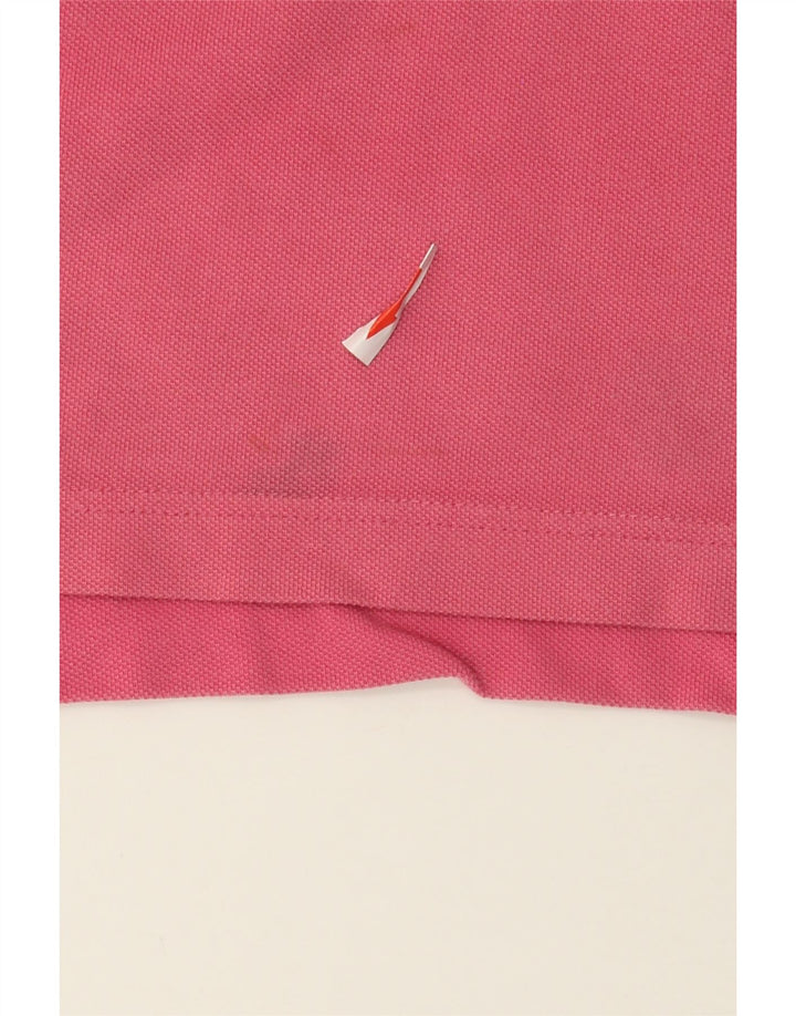 Camisa polo masculina Gas médio algodão rosa