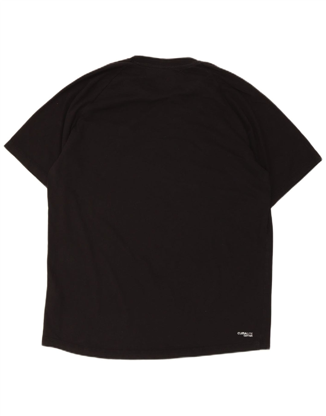 Camiseta masculina Adidas grande algodão preto