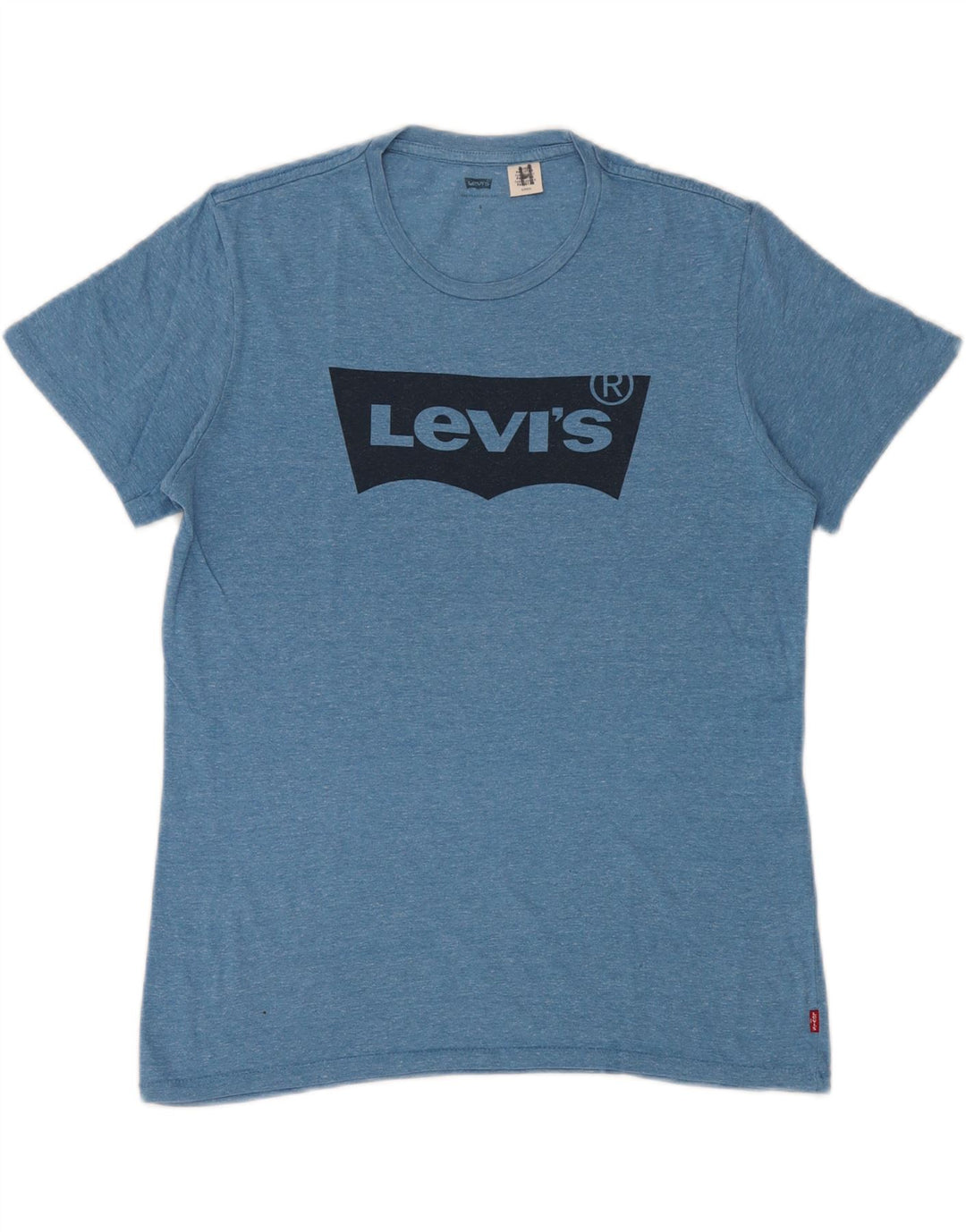 Camiseta masculina gráfica Levi's Top pequeno azul manchado