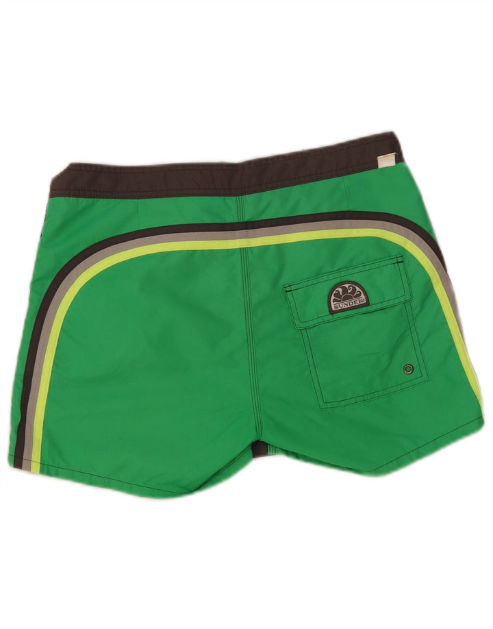 Shorts de natação masculino Sundek poliéster colorblock cinza médio