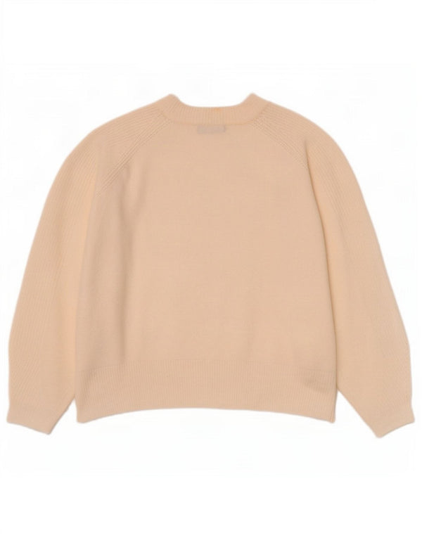 Suéter feminino Marks & Spencer com gola canoa UK 18 XL branco