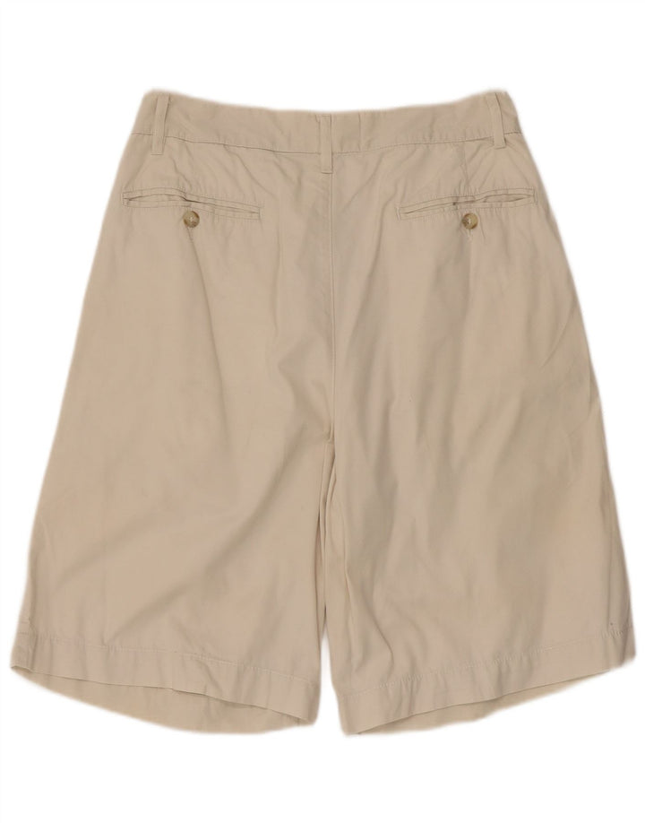 Shorts Chino Masculino Vintage IT 48 Médio W30 Algodão Bege