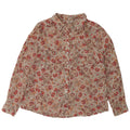 Camisa feminina Marks & Spencer UK 14 grande algodão floral multicolorido
