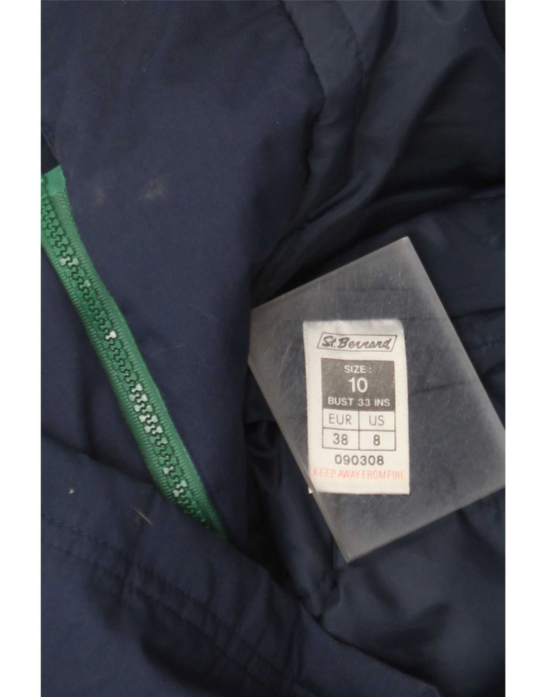 Bernard Womens Oversized Raincoat UK 10 Pequeno Azul Marinho Poliéster