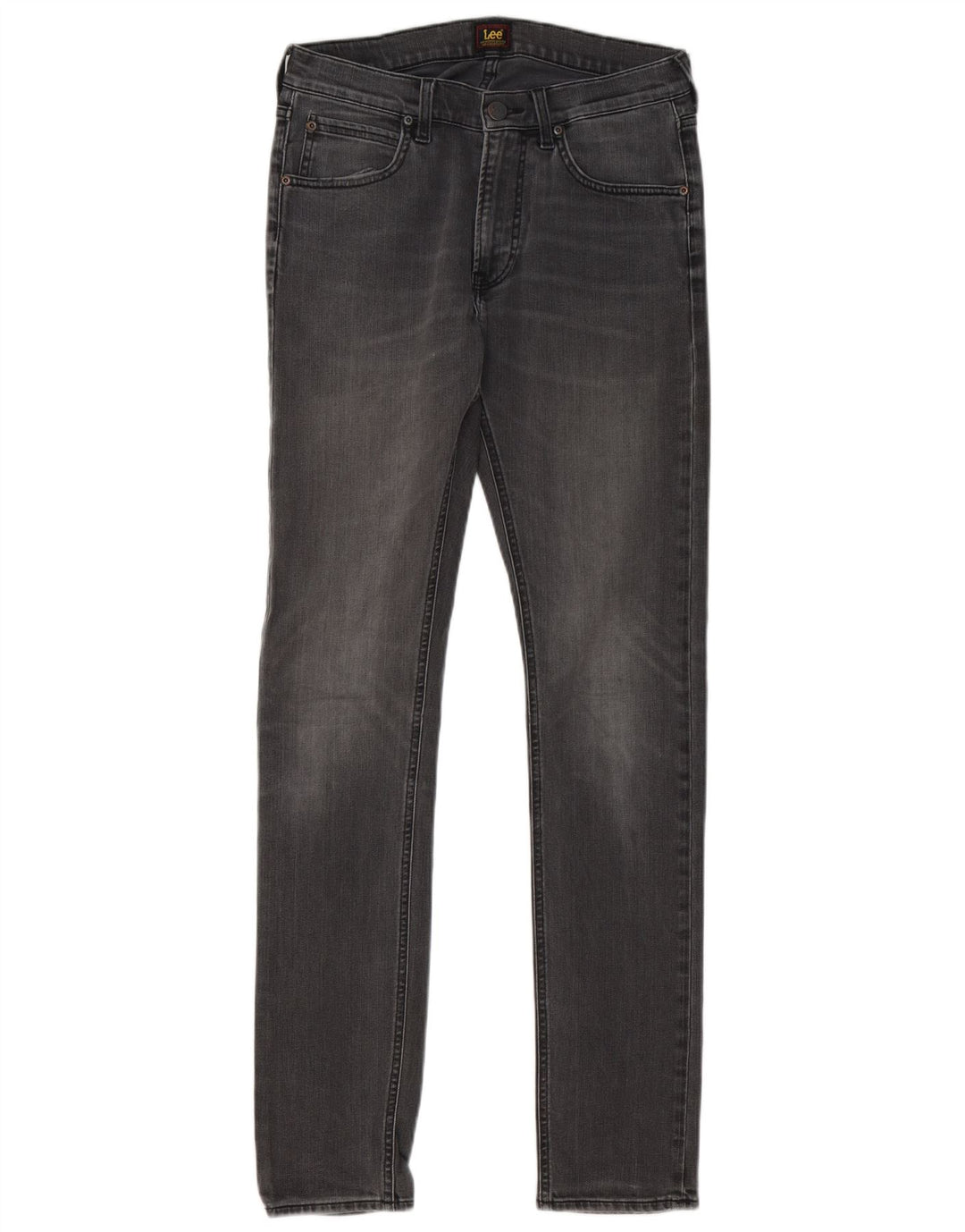 Lee Womens Luke Slim Jeans W30 L34 Cinza Algodão