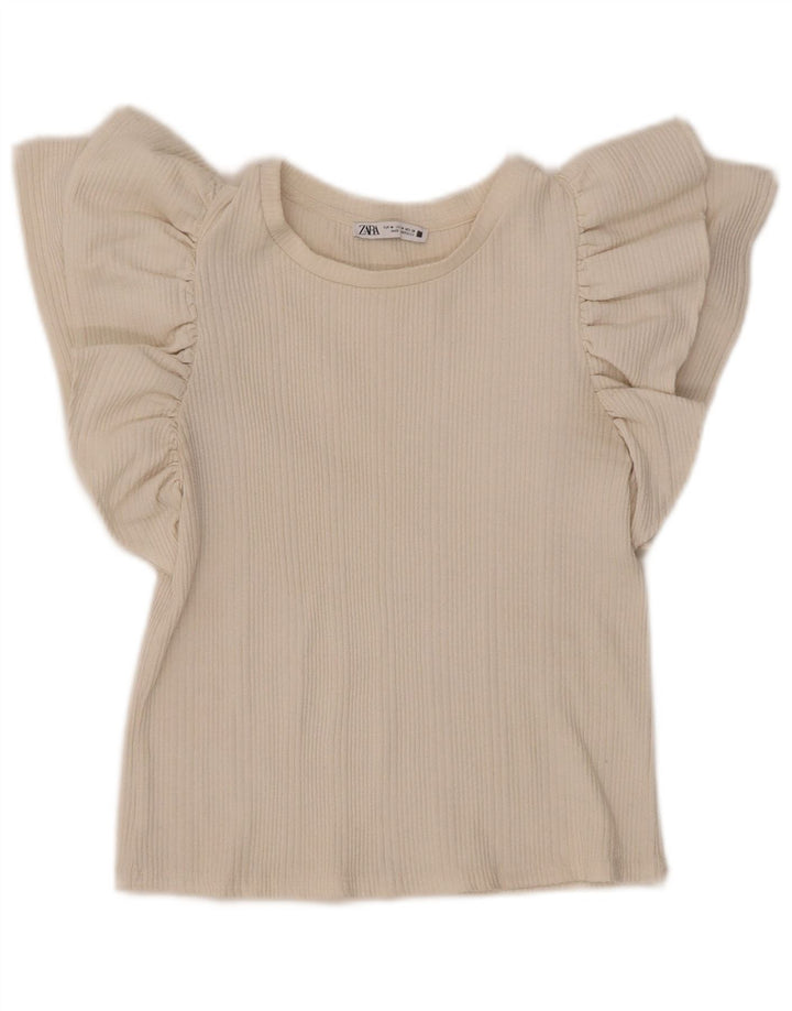 Blusa feminina Zara UK 12 médio off white