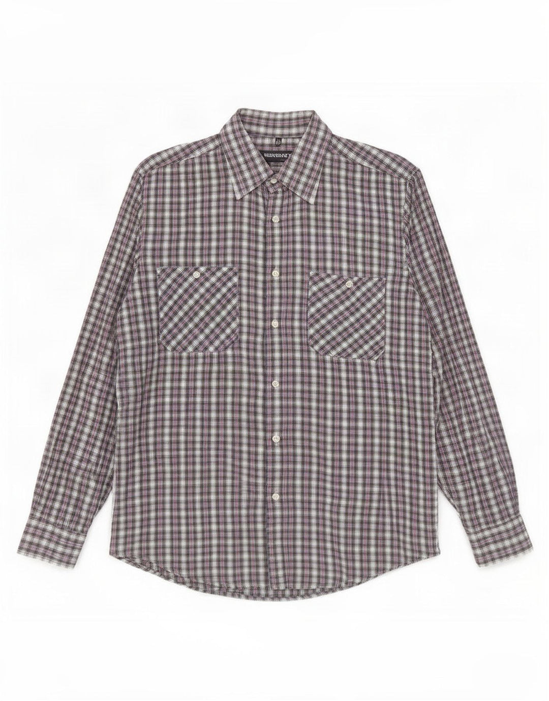 Camisa masculina de flanela Rosengarten tamanho 41/42 grande algodão xadrez multicolorido