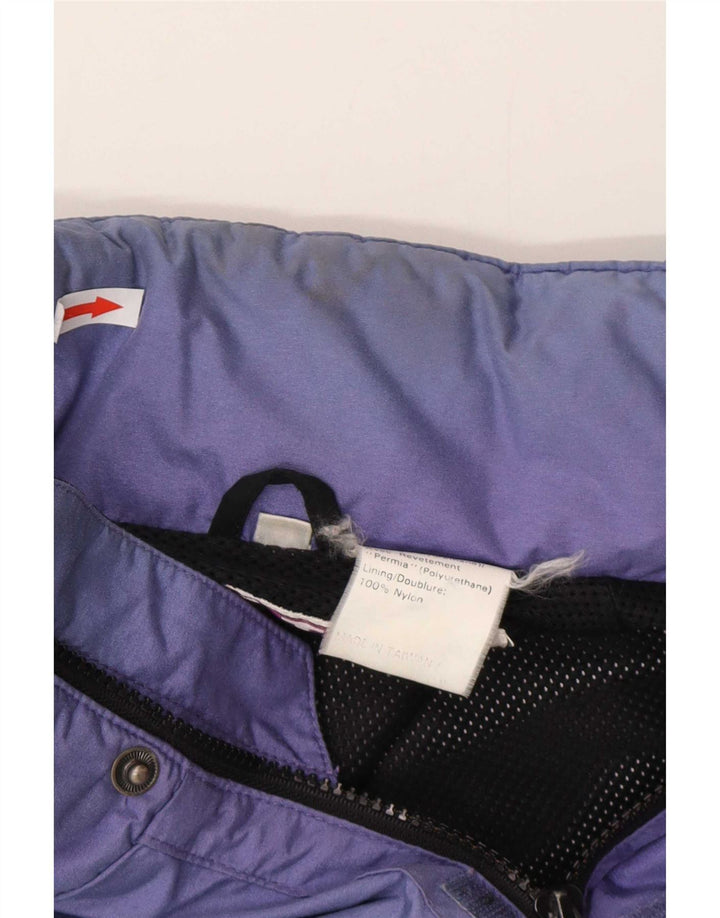 Jaqueta corta-vento masculina Burton UK 38 médio roxo colorblock nylon