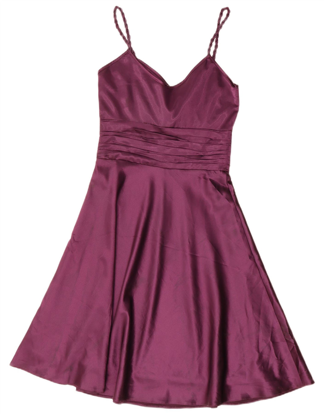 IN LINEA Vestido feminino sem mangas evasê UE 36 pequeno roxo
