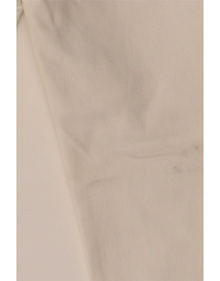 Zara Jeans feminino queimado EU 36 XS W26 L25 algodão branco