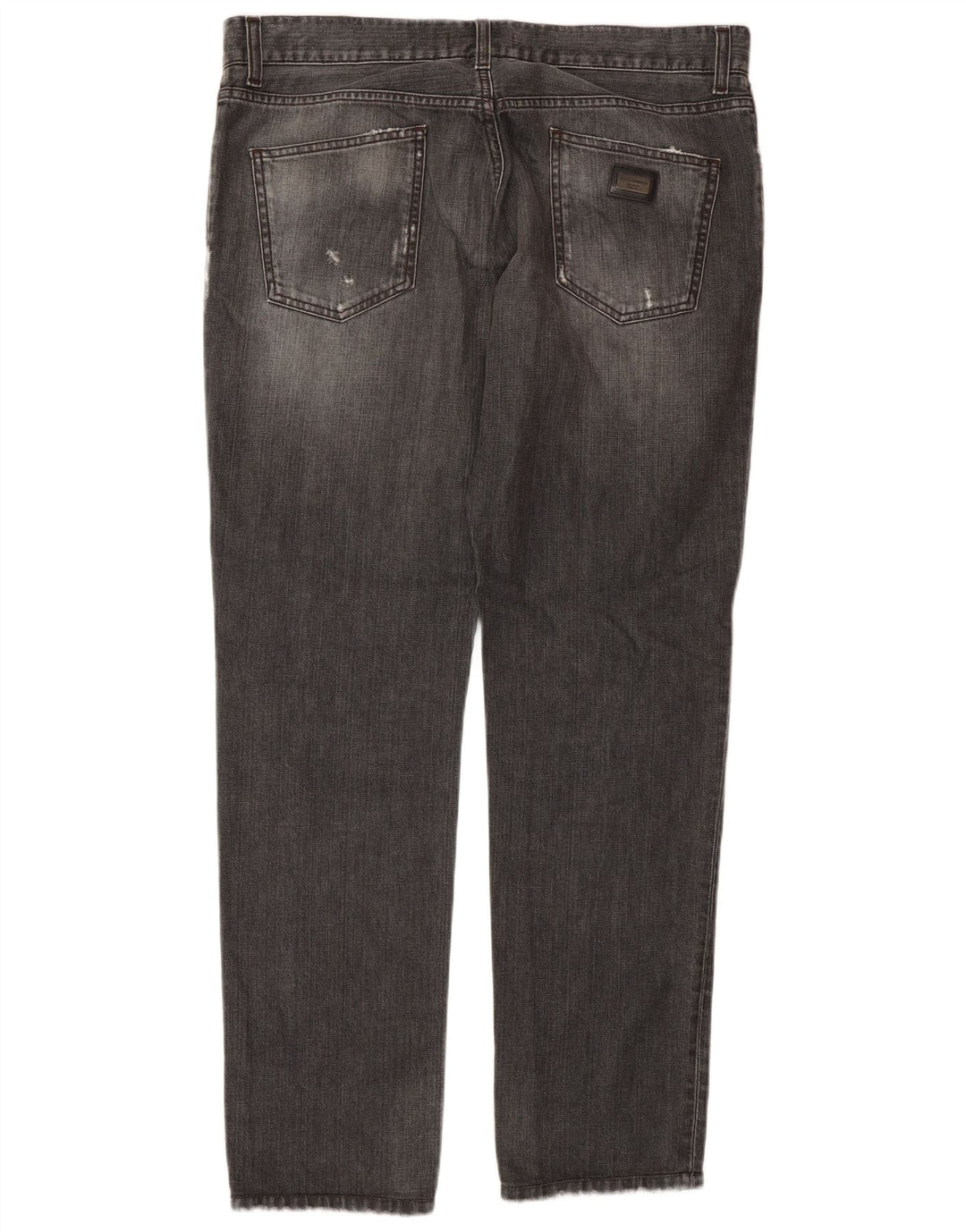 Dolce & Gabbana Jeans retos femininos desgastados IT 50 XL W36 L32 cinza