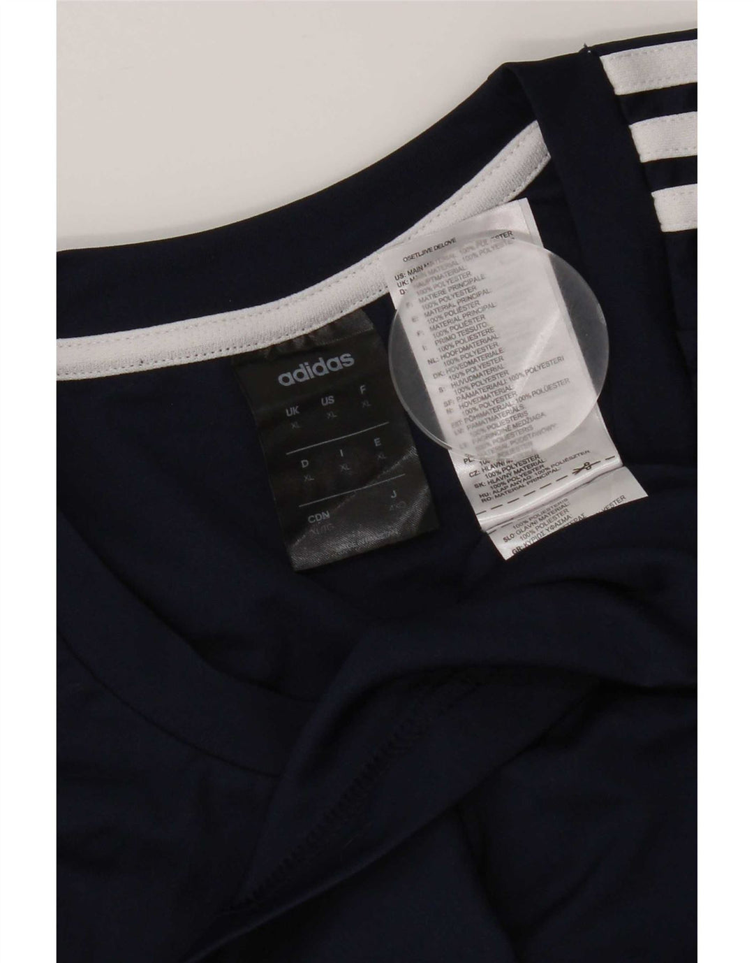Camiseta masculina Adidas Climalite Top XL azul marinho poliéster