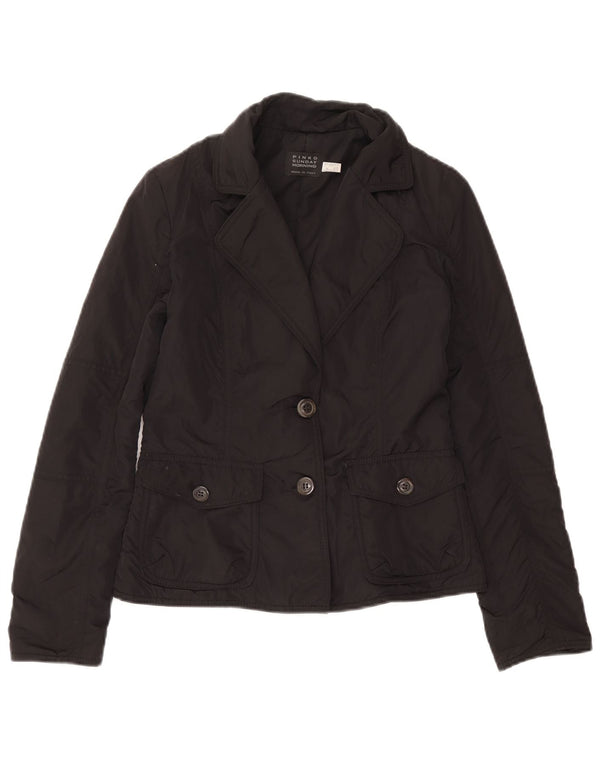 Jaqueta Blazer Feminina Pinko com 2 Botões Reino Unido 8 Pequena Poliamida Preta