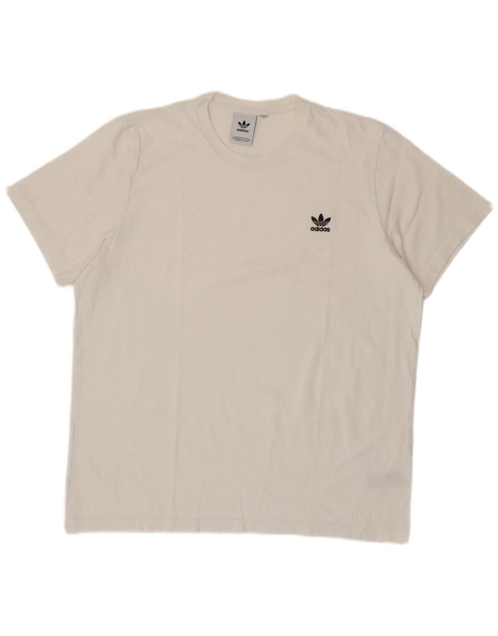 Camiseta masculina Adidas Top XL algodão branco