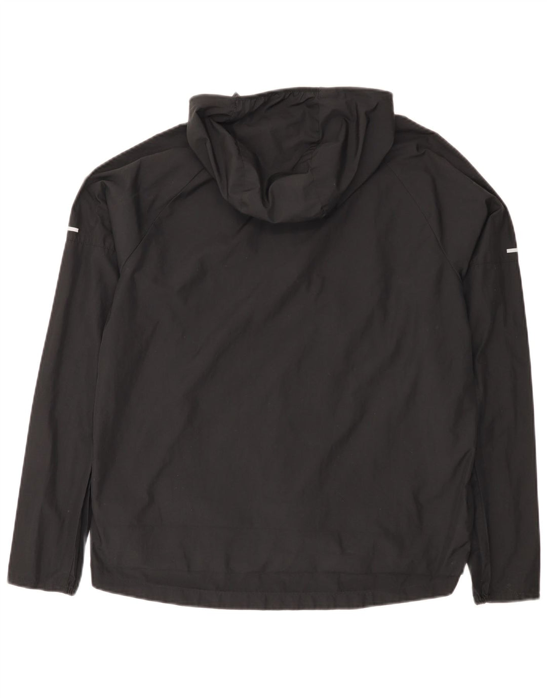 Nike Womens Running Hooded Tracksuit Top Jacket UK 14 Médio Preto