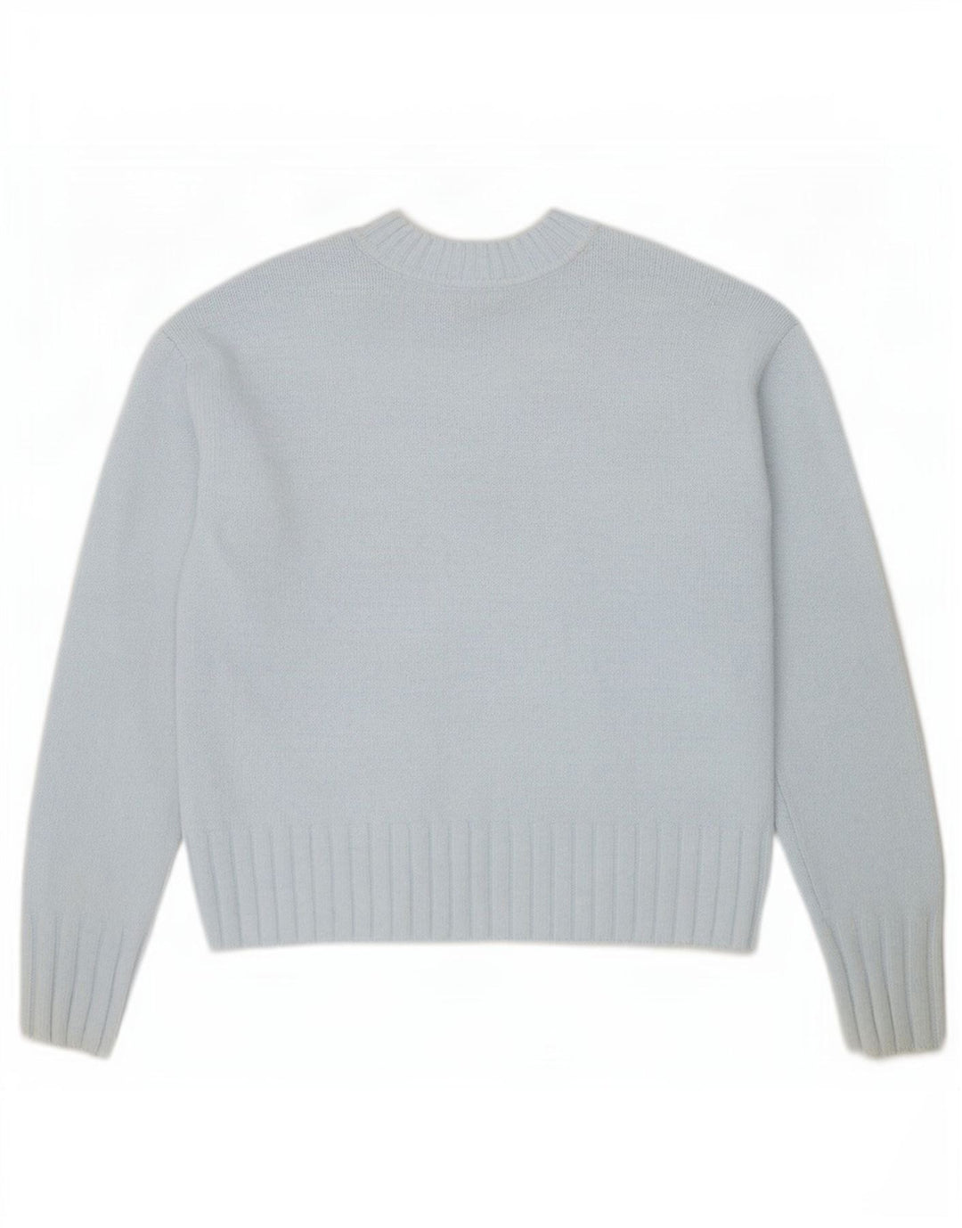 Suéter feminino Marks & Spencer com decote em V grande Reino Unido 6 XS azul