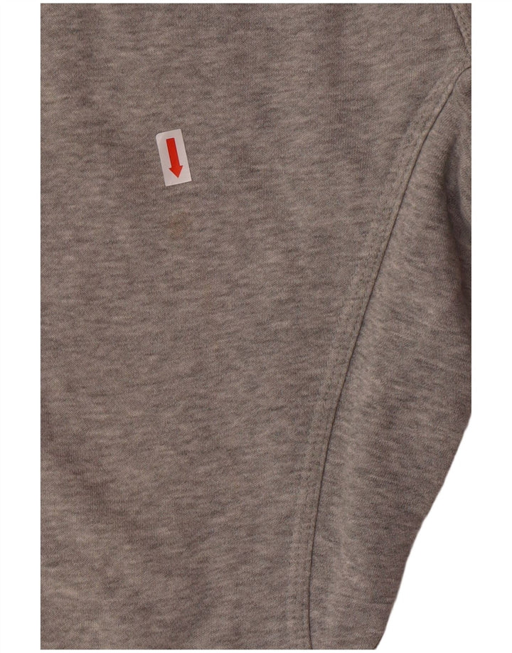 Calça de treino masculina NIKE Joggers pequeno cinza manchado de algodão