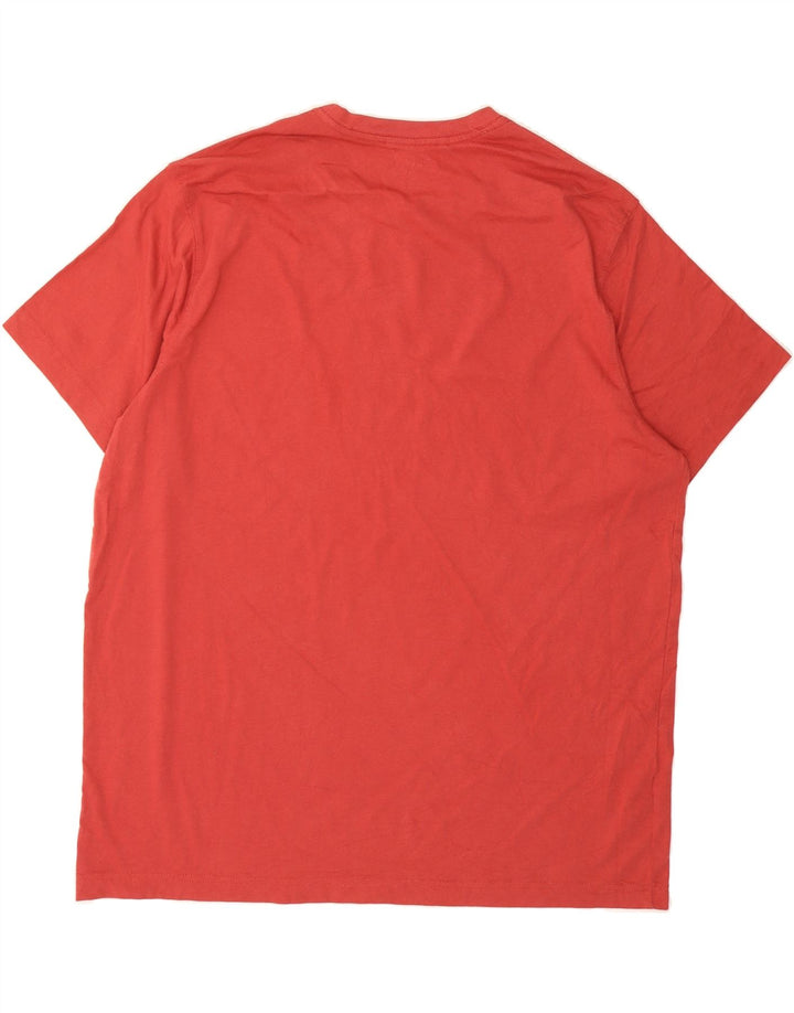 EDDIE BAUER Mens T-Shirt Top XL Red Cotton Vintage Eddie Bauer and Second-Hand Eddie Bauer from Messina Hembry 