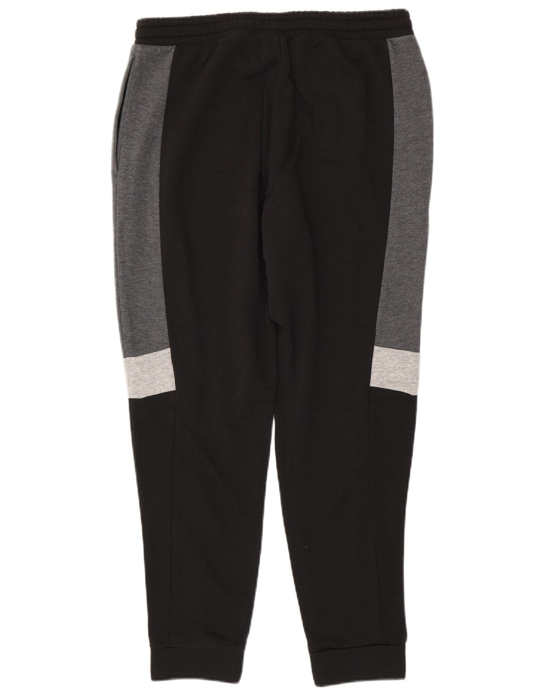 ADIDAS Mens Tracksuit Trousers Joggers Medium  Black Colourblock