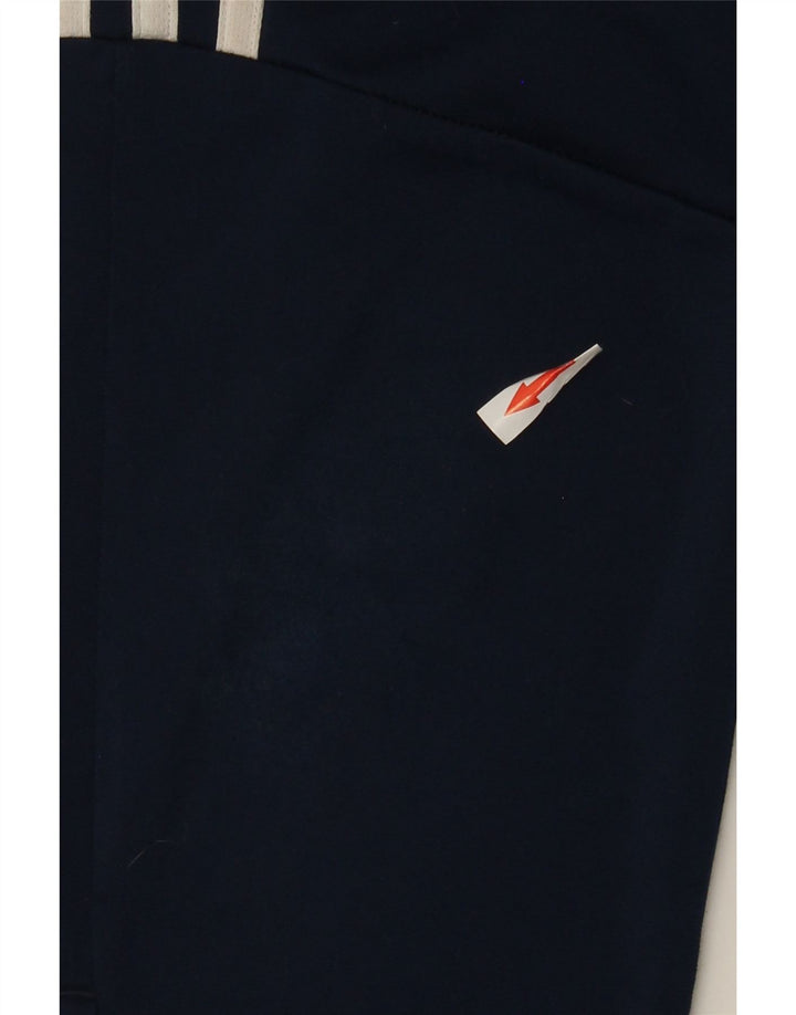 Calças de treino Adidas meninos 7-8 anos azul marinho poliéster
