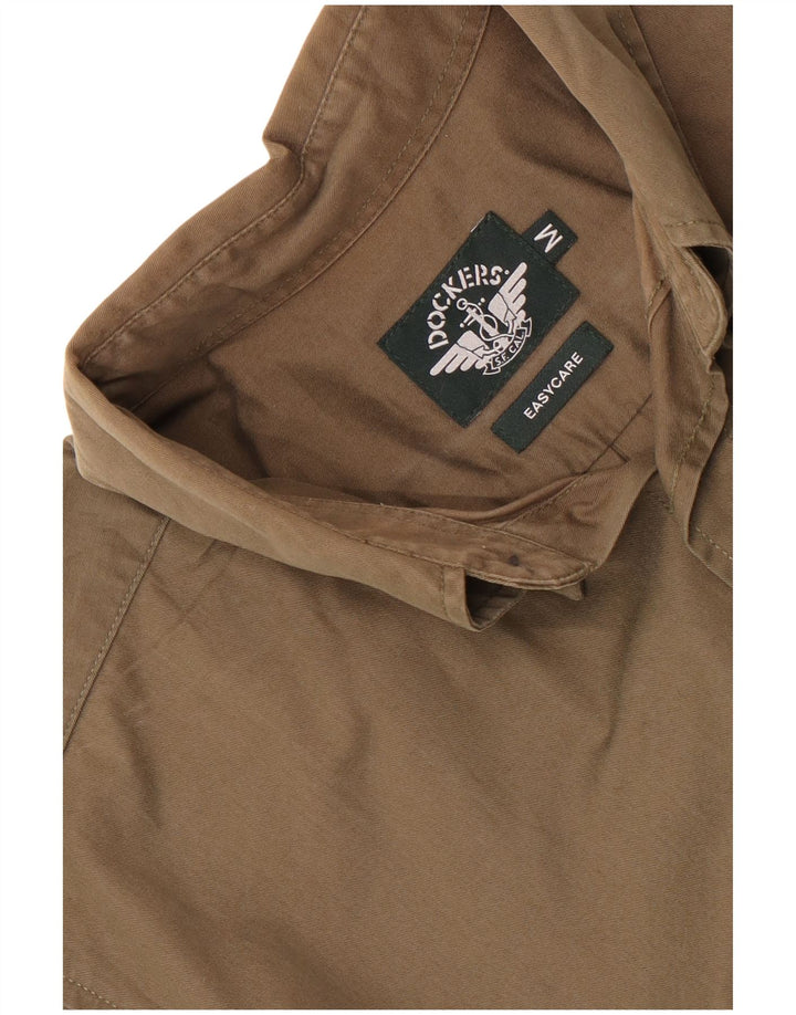 Camisa masculina Dockers Easy Care médio cáqui