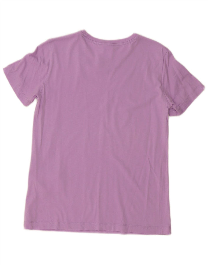Camiseta feminina CHAMPION UK 10 pequeno algodão roxo