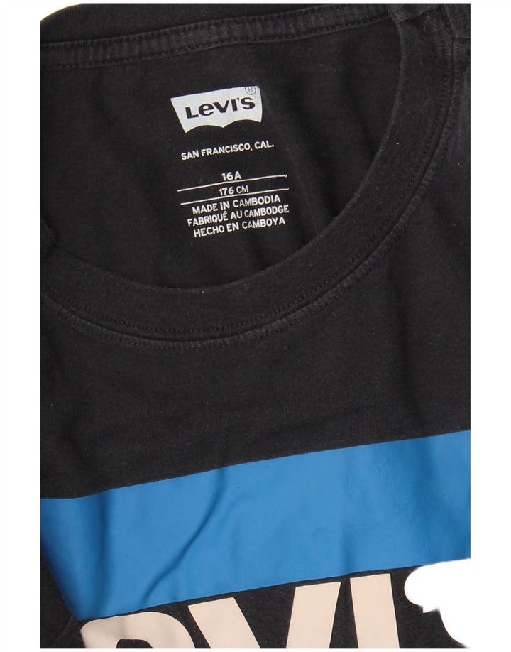 Top Levi's Boys Graphic T-Shirt 15-16 Anos Preto
