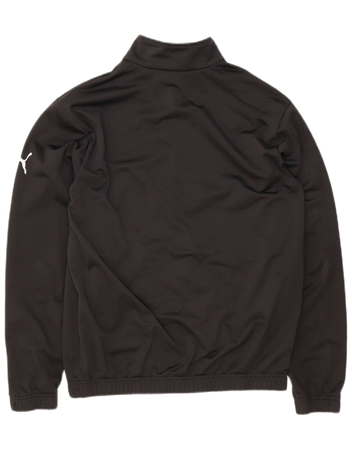 Puma Mens Tracksuit Top Jacket Médio Preto Colourblock Poliéster