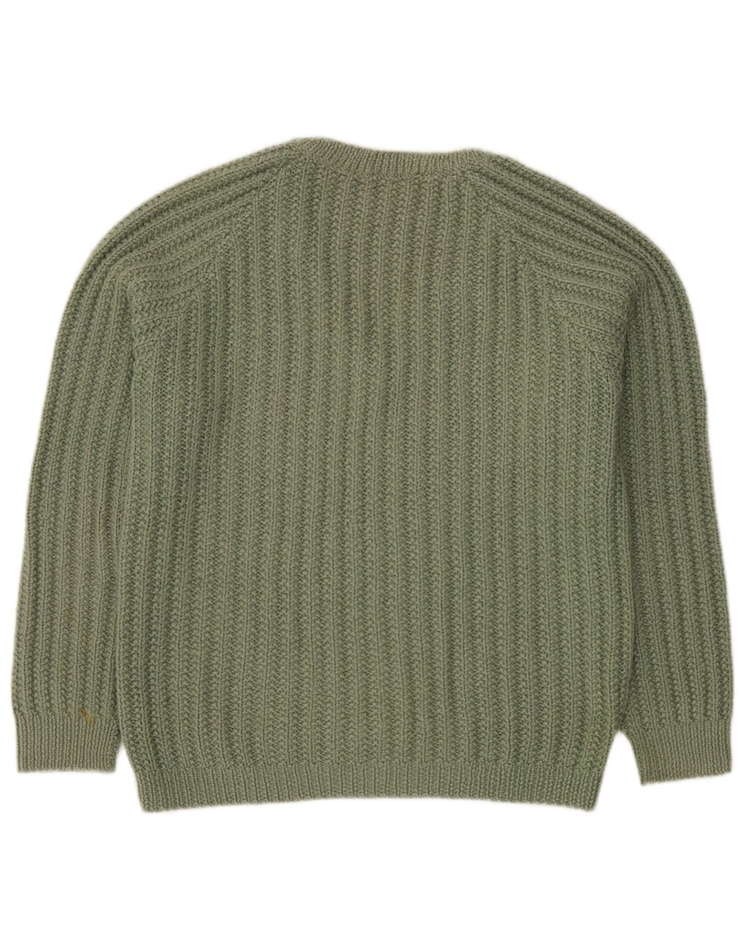 Suéter masculino vintage com decote em V XL verde