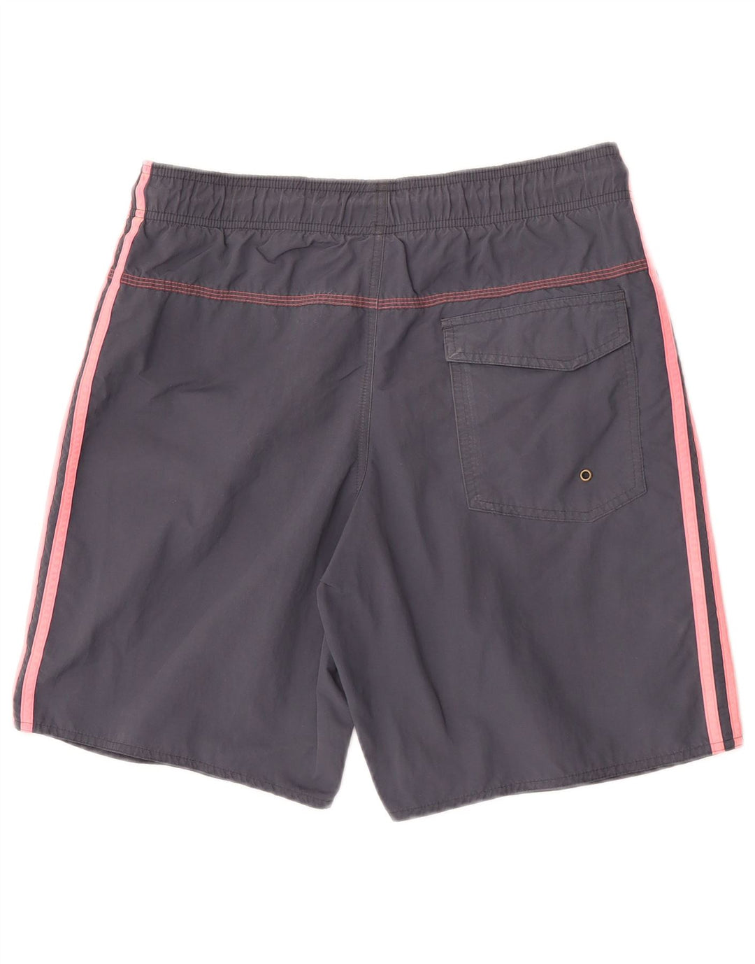 Shorts de natação masculino Adidas pequeno cinza nylon