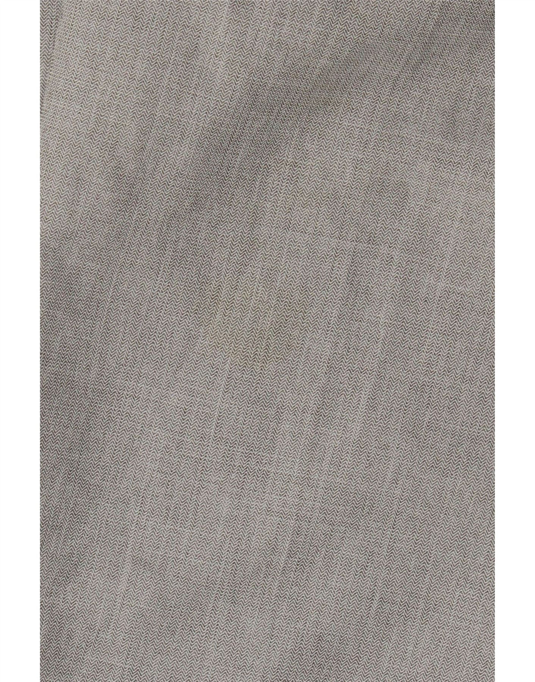 Calça masculina de terno regular Marks & Spencer W42 L31 poliéster cinza