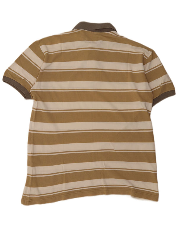 Camisa polo masculina North Sails XL algodão listrado bege