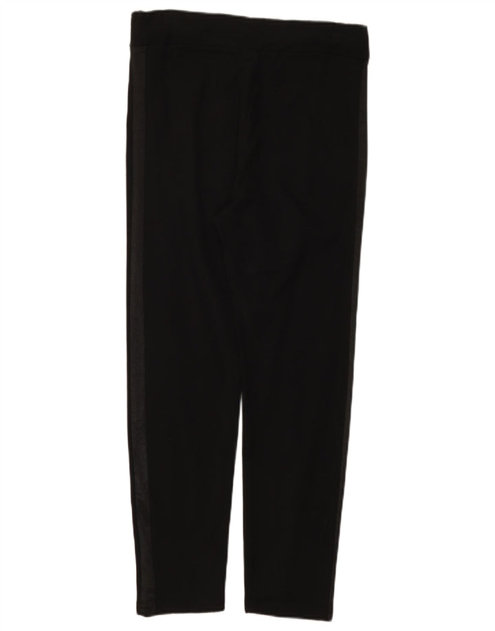 Zara Leggings Femininas UK 14 Grande Viscose Preta